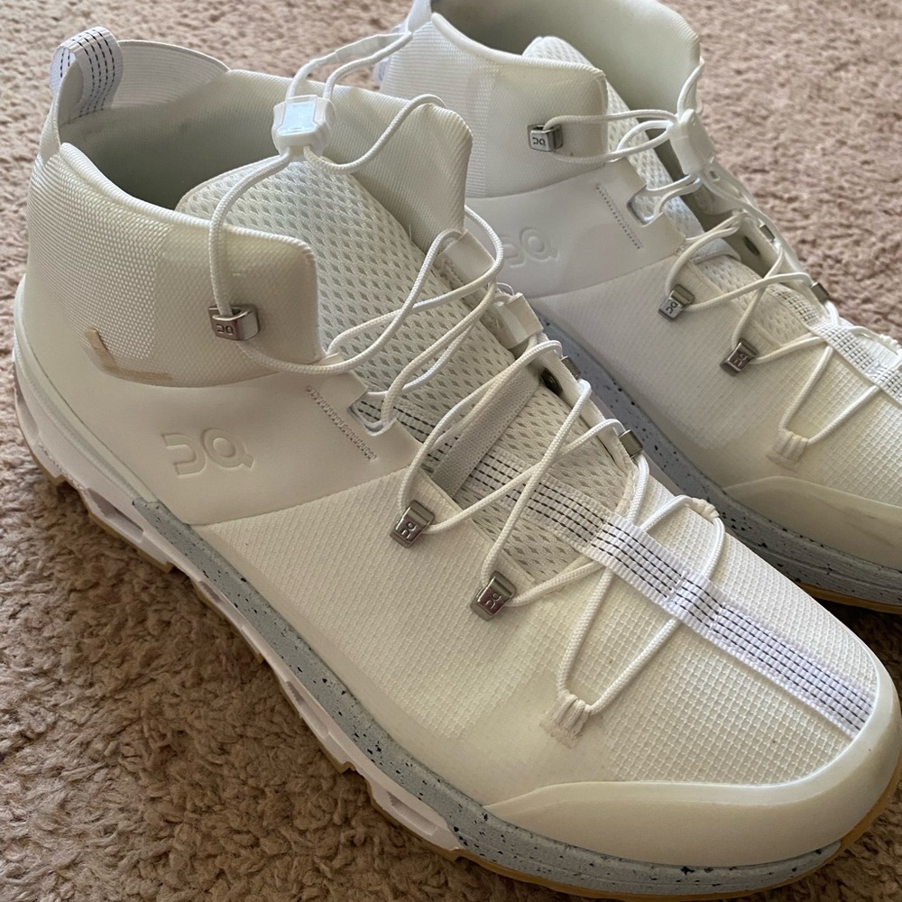 On Running Men's White Athletic Shoes